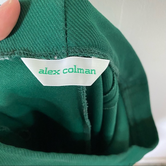 Vintage Alex Coleman Green Leisure Suit 70s Bellbottom Pants Jacket Womens Small - Picture 10 of 14